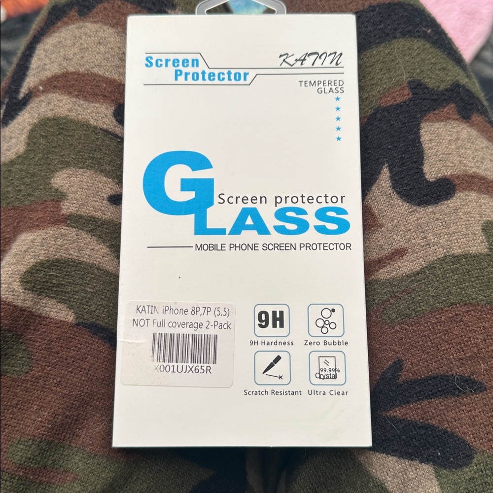 Katin Tempered Glass Screen Protector for iPhone 8P/7P